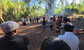Ceremonia Mbya en la opy