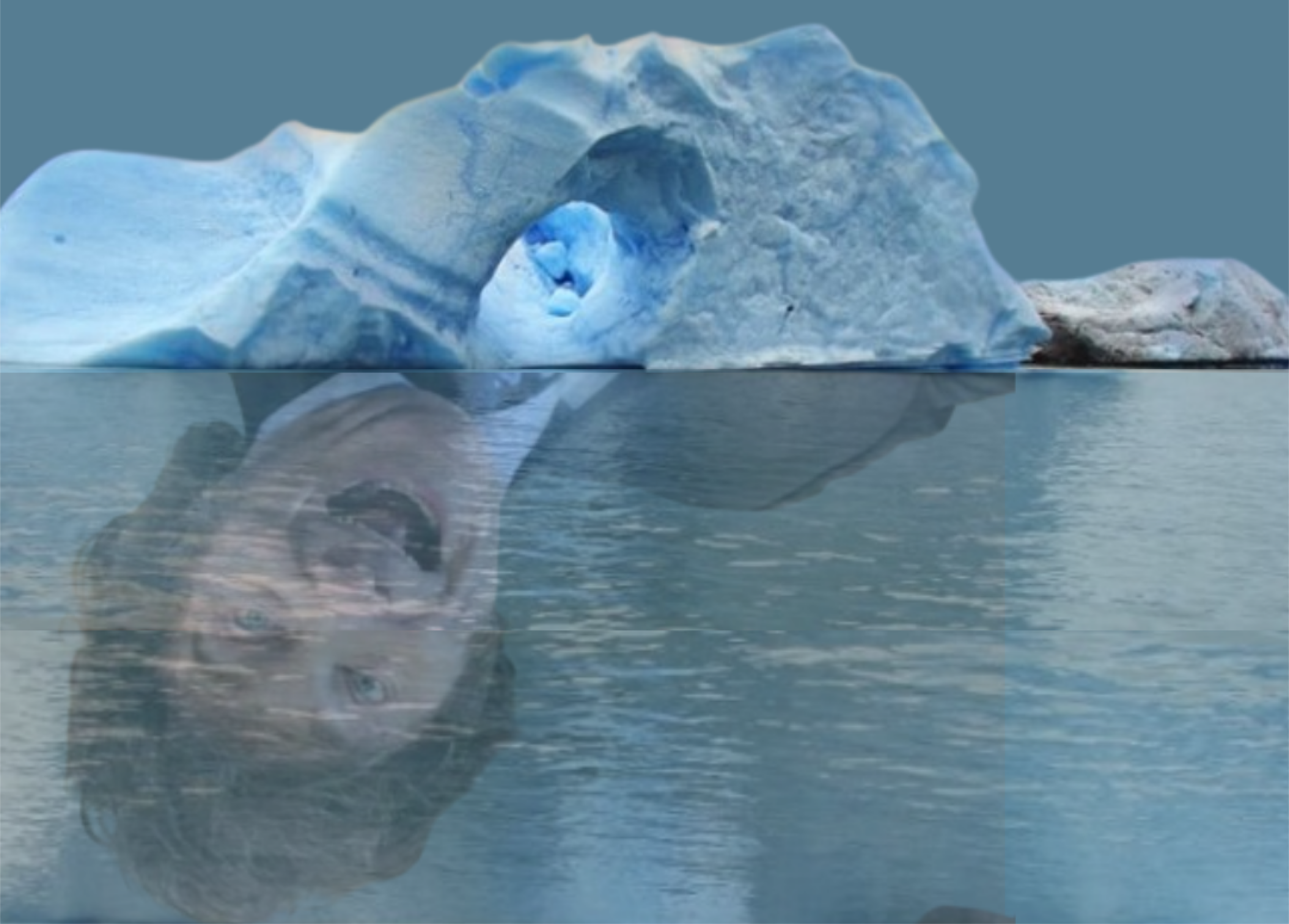 Glaciar en la Cordillera de los Andes, Argentina